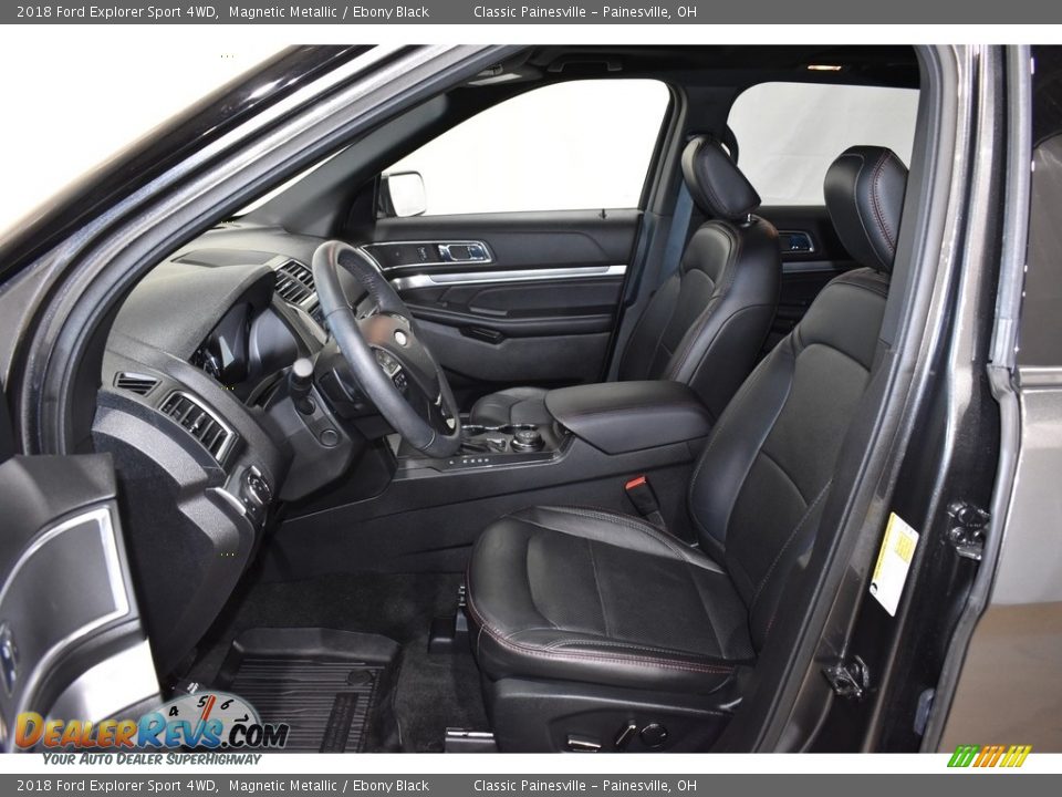 2018 Ford Explorer Sport 4WD Magnetic Metallic / Ebony Black Photo #8