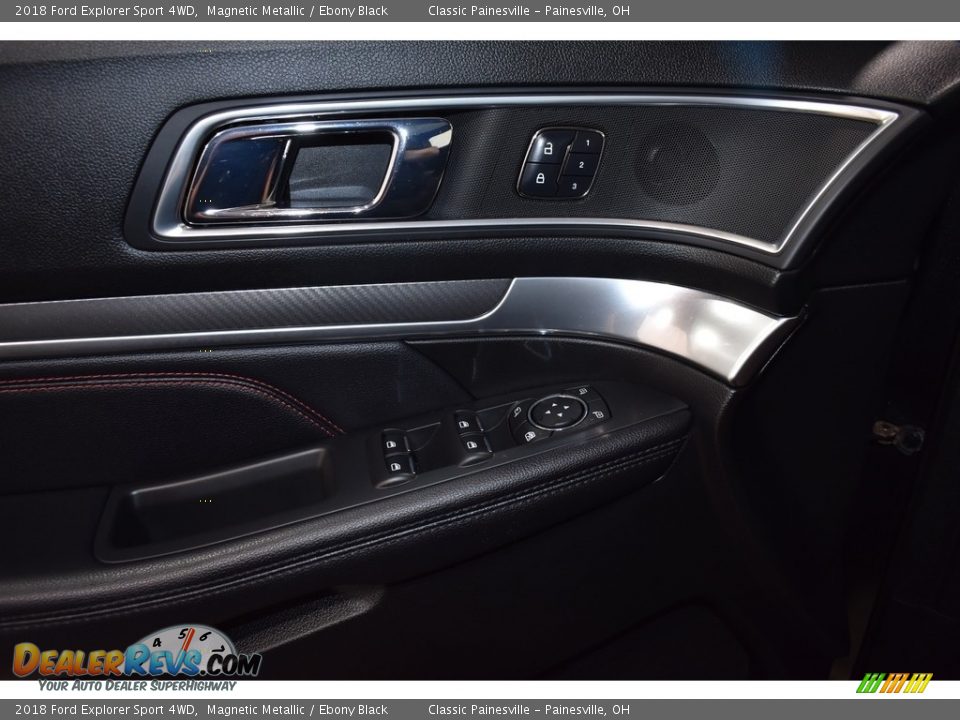 2018 Ford Explorer Sport 4WD Magnetic Metallic / Ebony Black Photo #12