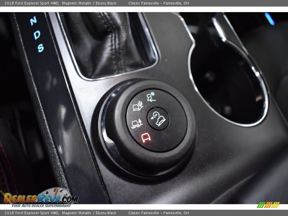 2018 Ford Explorer Sport 4WD Magnetic Metallic / Ebony Black Photo #18