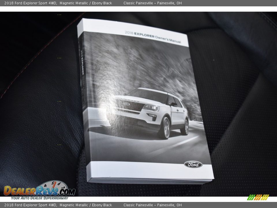 2018 Ford Explorer Sport 4WD Magnetic Metallic / Ebony Black Photo #20