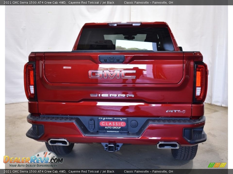 2021 GMC Sierra 1500 AT4 Crew Cab 4WD Cayenne Red Tintcoat / Jet Black Photo #3