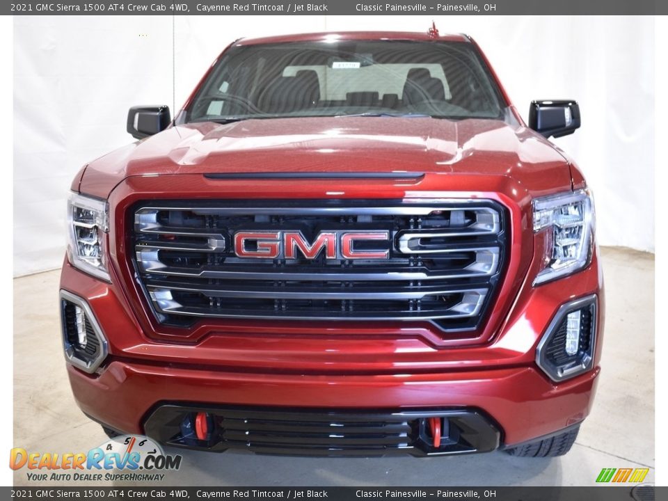 2021 GMC Sierra 1500 AT4 Crew Cab 4WD Cayenne Red Tintcoat / Jet Black Photo #4