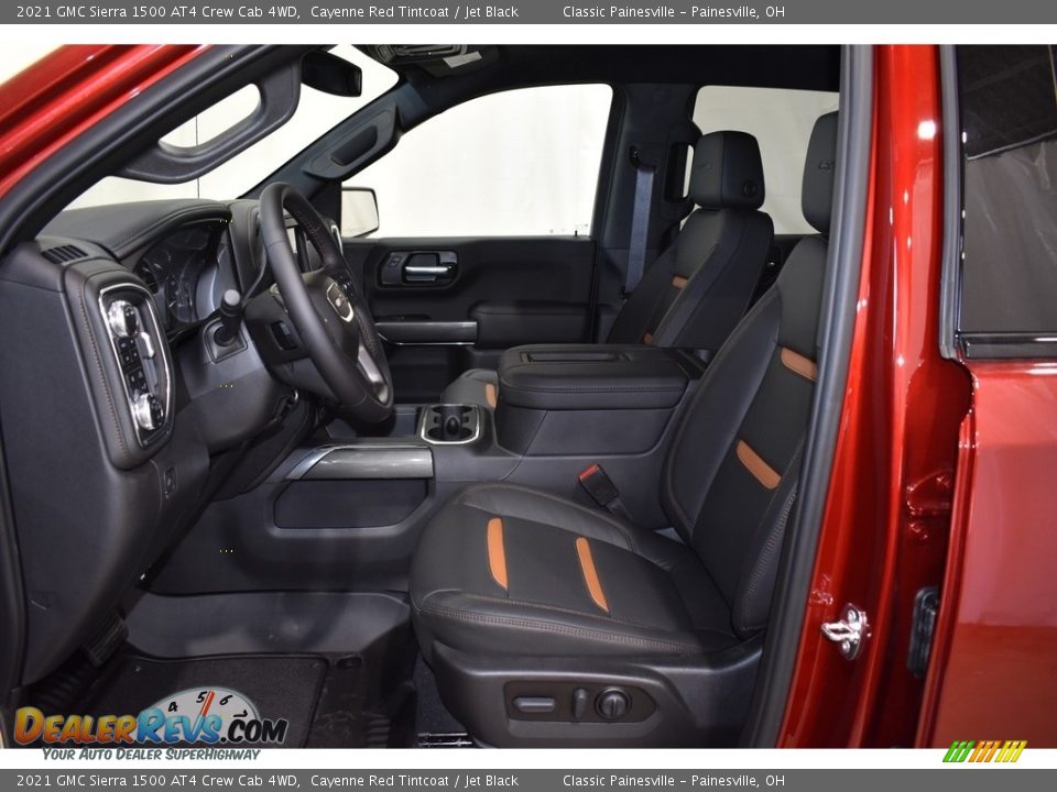 2021 GMC Sierra 1500 AT4 Crew Cab 4WD Cayenne Red Tintcoat / Jet Black Photo #6