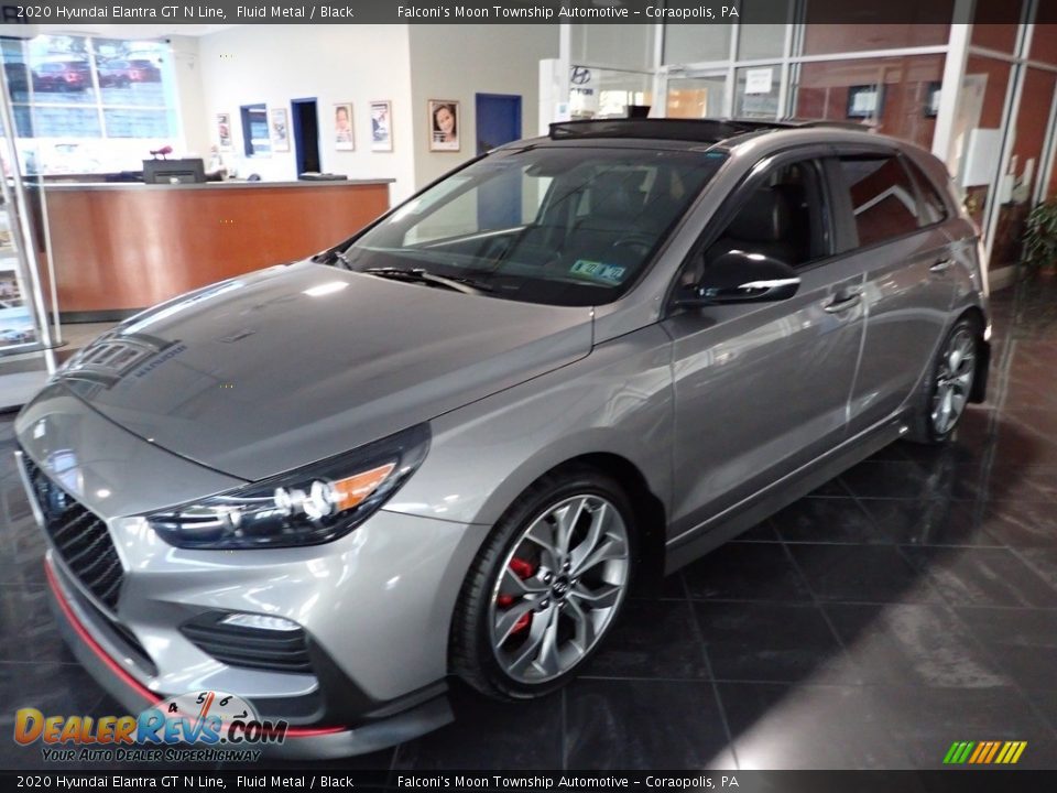 2020 Hyundai Elantra GT N Line Fluid Metal / Black Photo #6