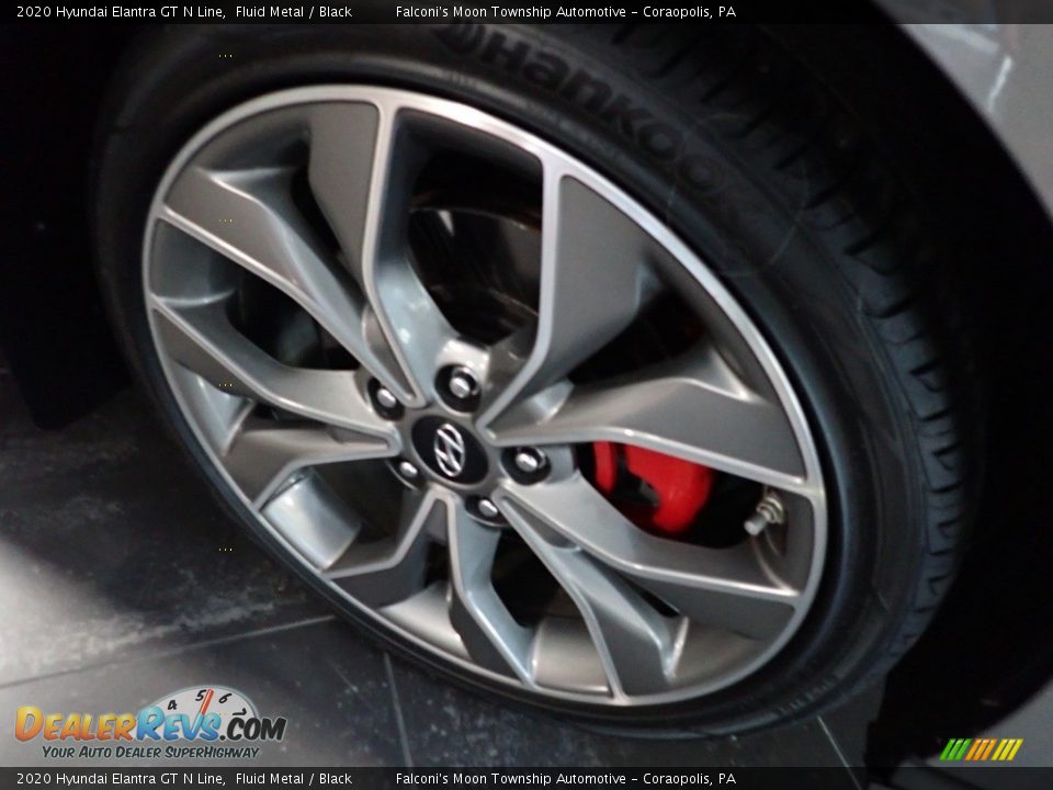 2020 Hyundai Elantra GT N Line Fluid Metal / Black Photo #9