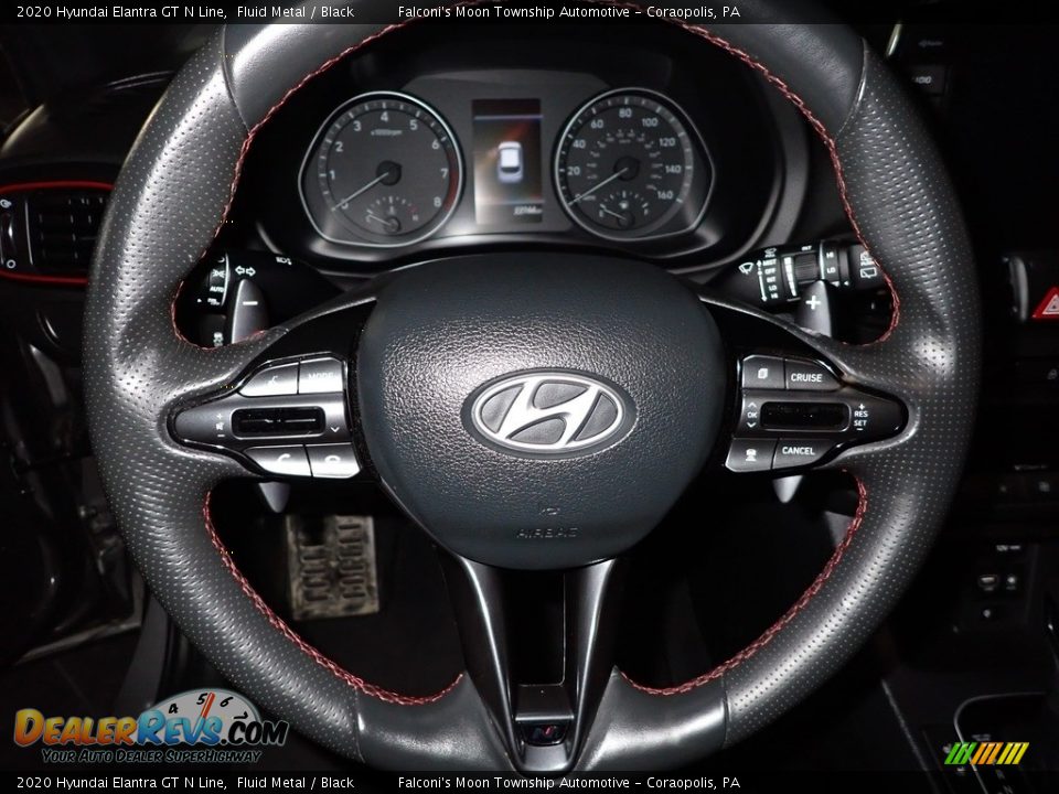 2020 Hyundai Elantra GT N Line Fluid Metal / Black Photo #24