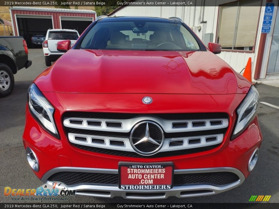 2019 Mercedes-Benz GLA 250 Jupiter Red / Sahara Beige Photo #2