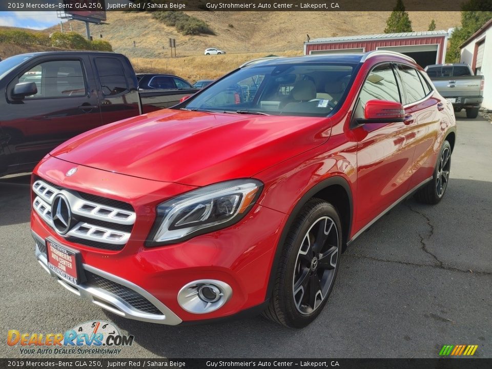 2019 Mercedes-Benz GLA 250 Jupiter Red / Sahara Beige Photo #3