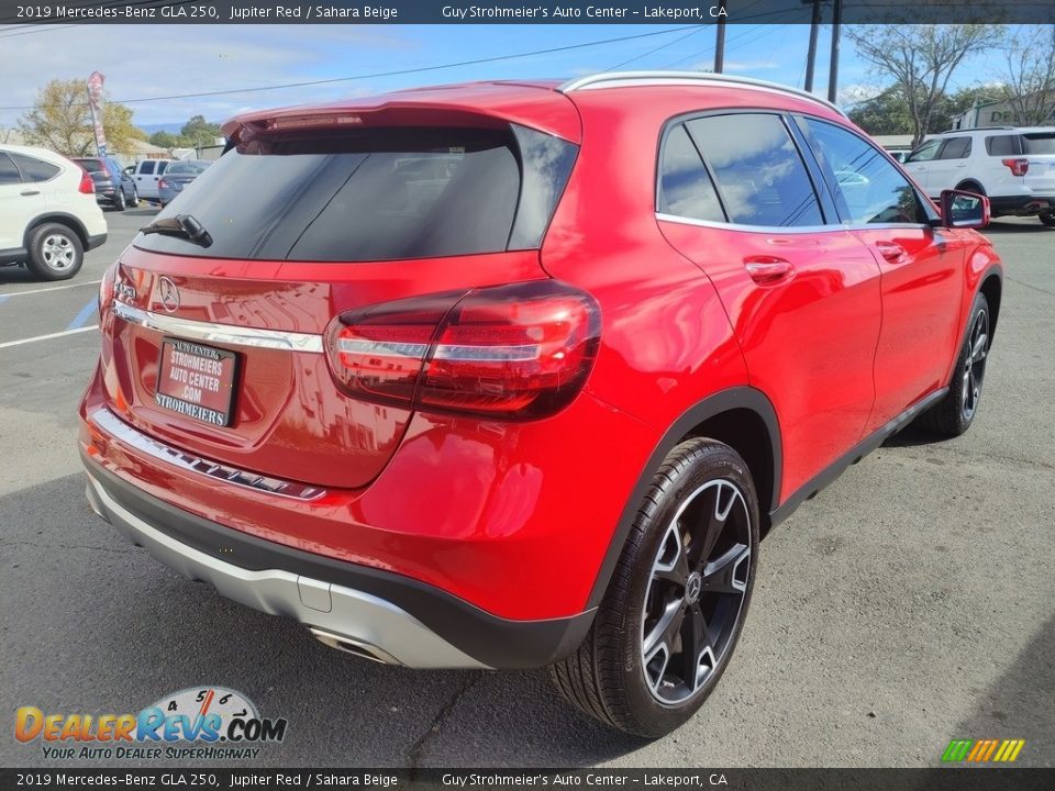 2019 Mercedes-Benz GLA 250 Jupiter Red / Sahara Beige Photo #4