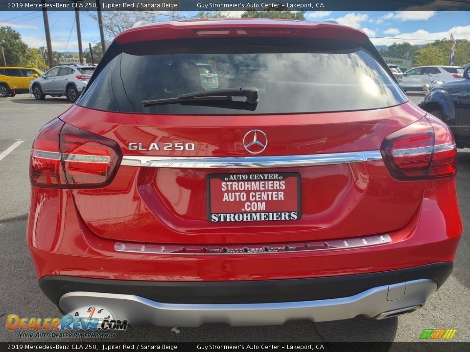 2019 Mercedes-Benz GLA 250 Jupiter Red / Sahara Beige Photo #5