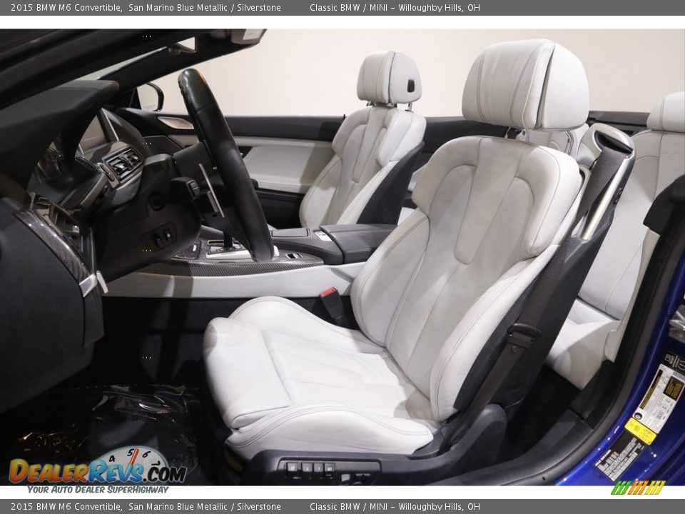 Silverstone Interior - 2015 BMW M6 Convertible Photo #7