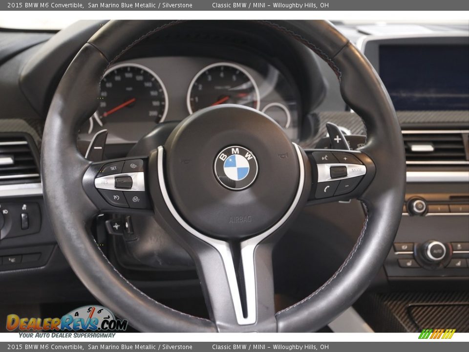 2015 BMW M6 Convertible Steering Wheel Photo #9