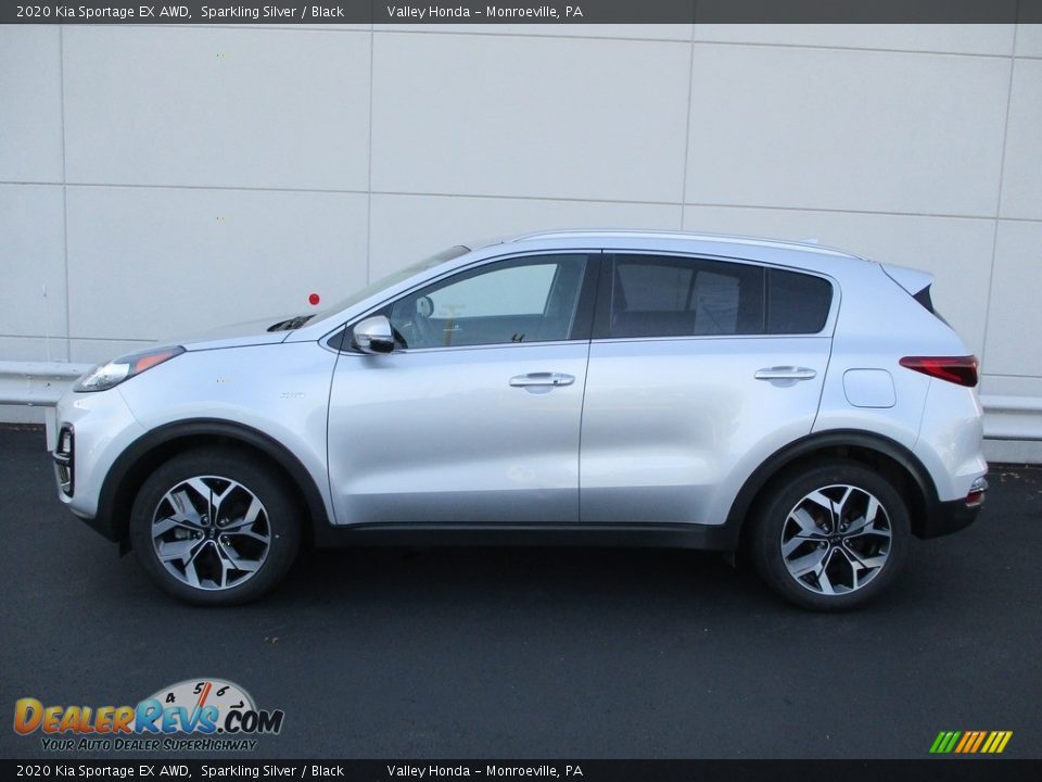 2020 Kia Sportage EX AWD Sparkling Silver / Black Photo #2