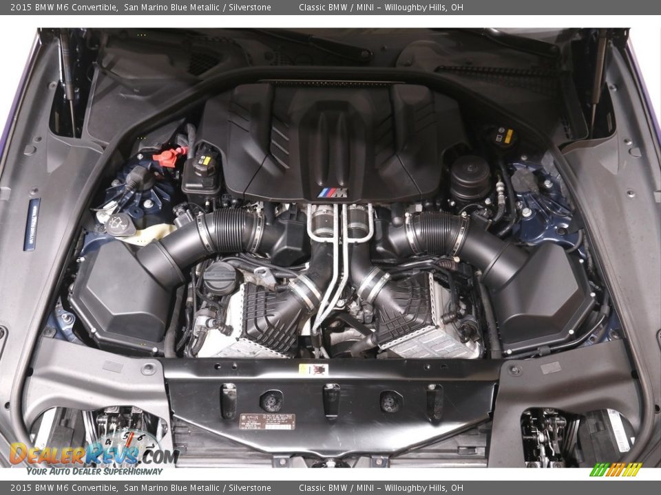 2015 BMW M6 Convertible 4.4 Liter M TwinPower Turbocharged DI DOHC 32-Valve VVT V8 Engine Photo #23