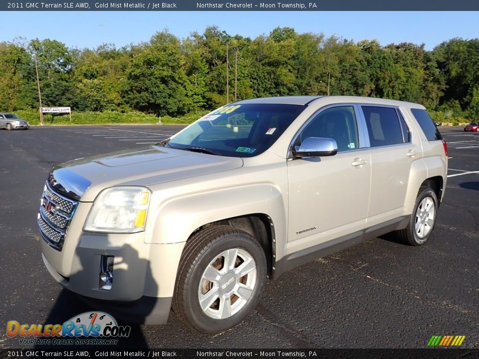 2011 GMC Terrain SLE AWD Gold Mist Metallic / Jet Black Photo #1