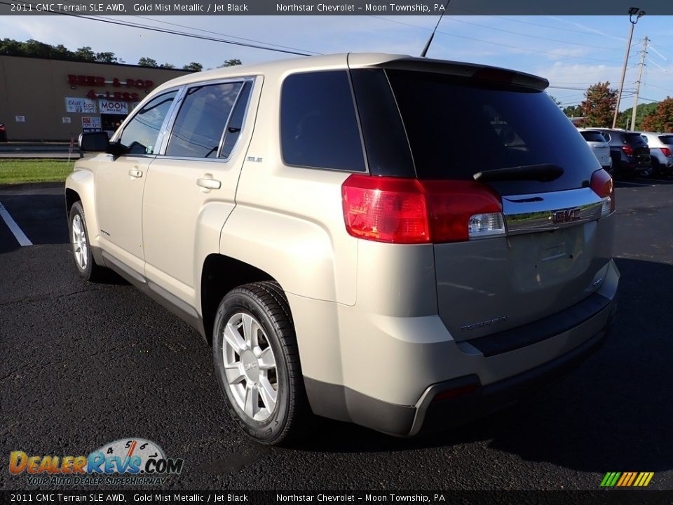 2011 GMC Terrain SLE AWD Gold Mist Metallic / Jet Black Photo #2