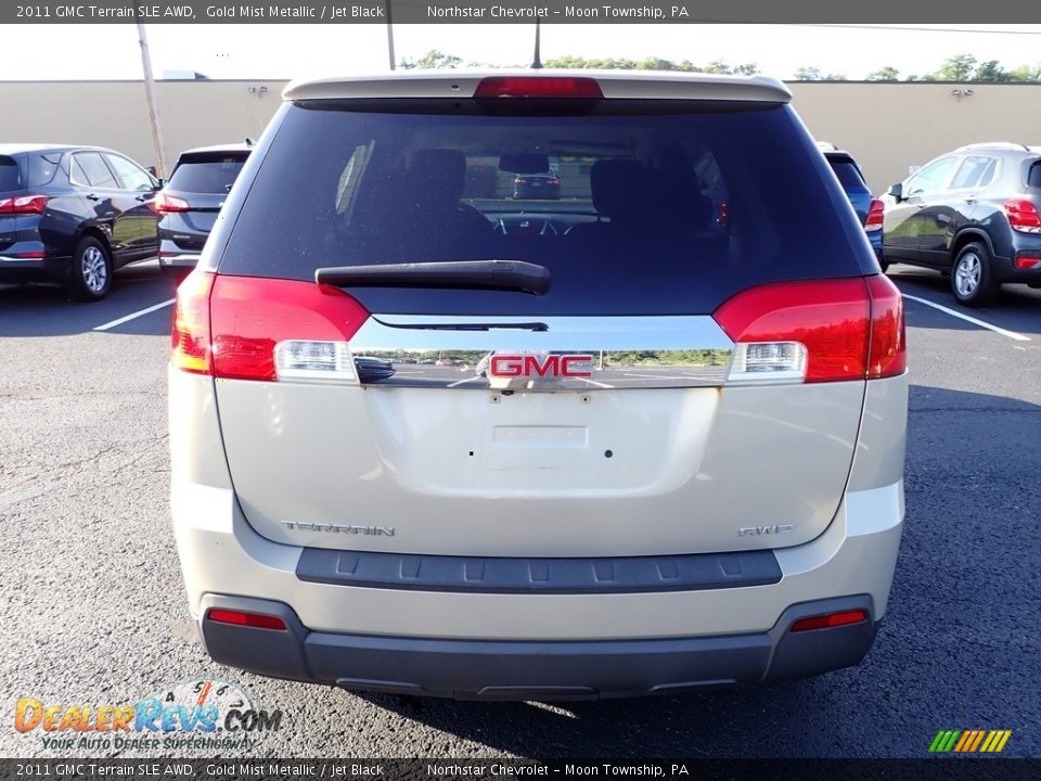 2011 GMC Terrain SLE AWD Gold Mist Metallic / Jet Black Photo #3