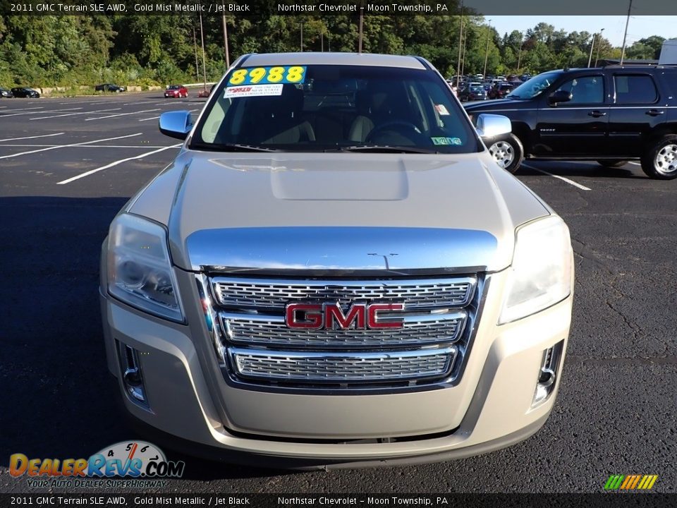 2011 GMC Terrain SLE AWD Gold Mist Metallic / Jet Black Photo #6