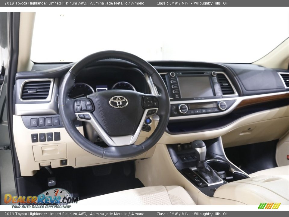 2019 Toyota Highlander Limited Platinum AWD Alumina Jade Metallic / Almond Photo #6