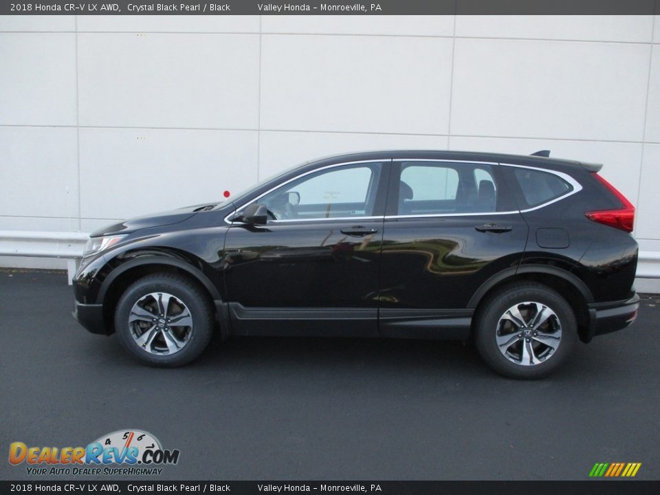 2018 Honda CR-V LX AWD Crystal Black Pearl / Black Photo #2