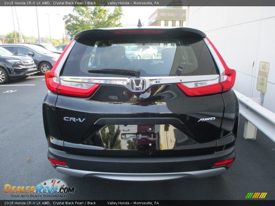 2018 Honda CR-V LX AWD Crystal Black Pearl / Black Photo #4