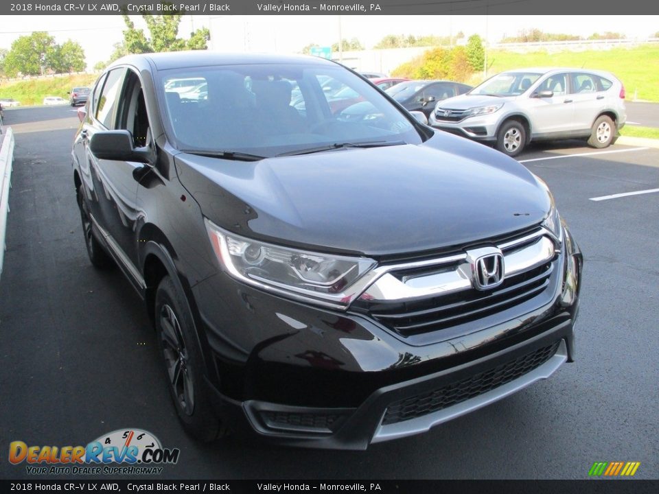 2018 Honda CR-V LX AWD Crystal Black Pearl / Black Photo #7