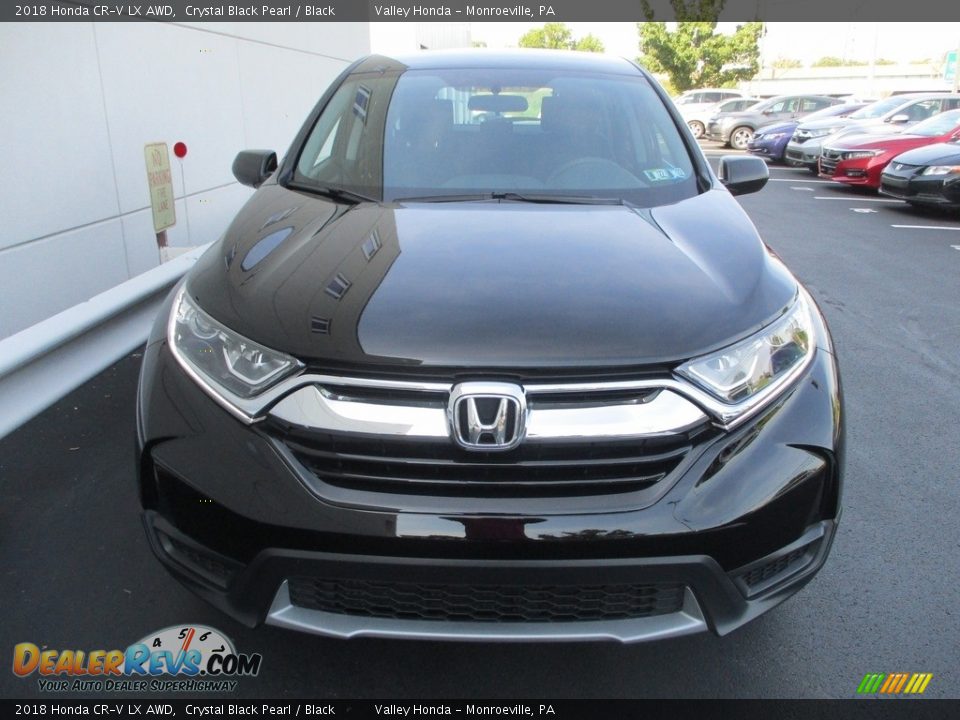 2018 Honda CR-V LX AWD Crystal Black Pearl / Black Photo #8