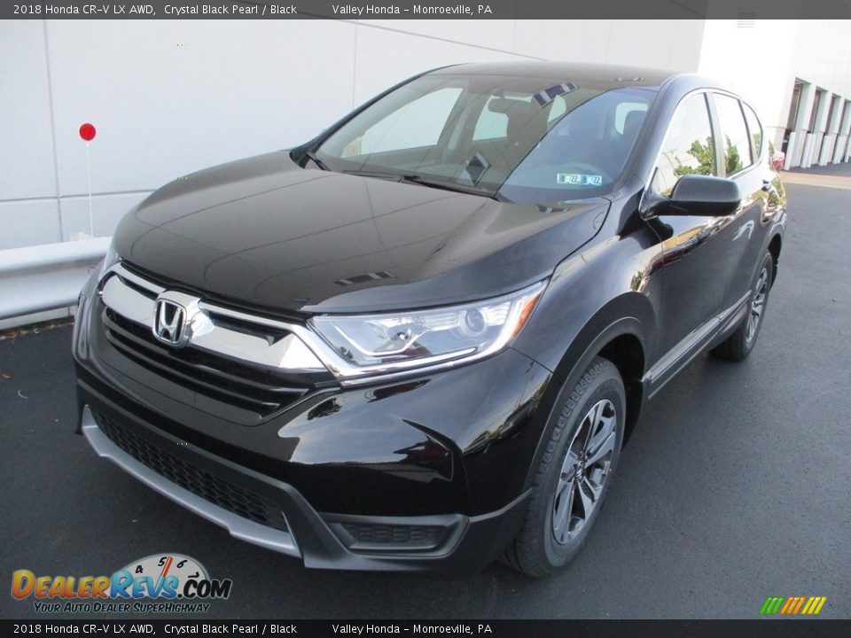 2018 Honda CR-V LX AWD Crystal Black Pearl / Black Photo #9