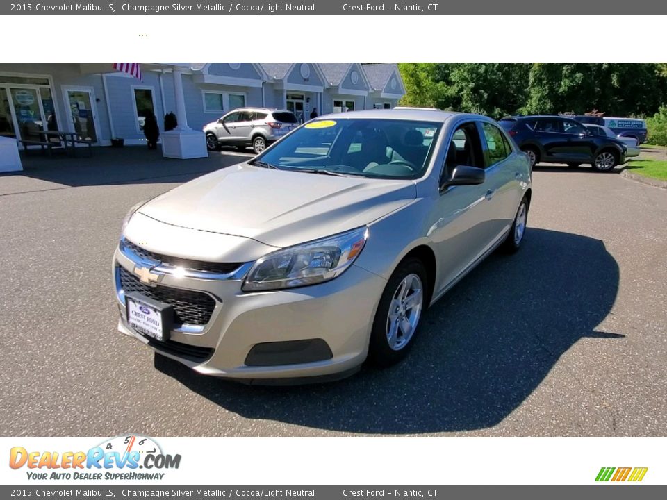 2015 Chevrolet Malibu LS Champagne Silver Metallic / Cocoa/Light Neutral Photo #3