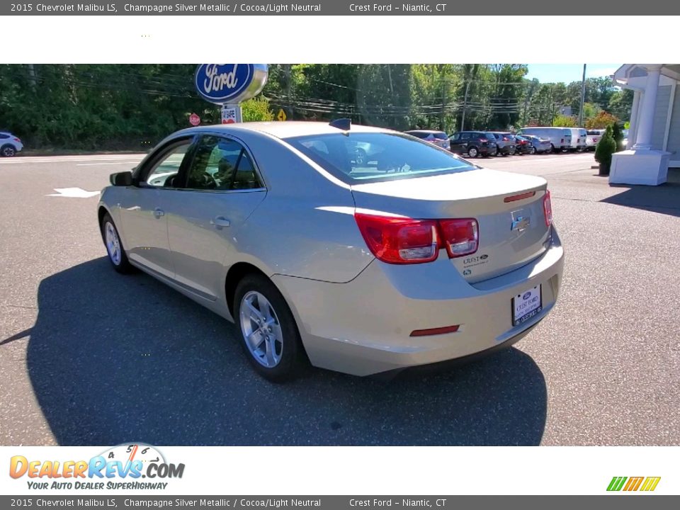 2015 Chevrolet Malibu LS Champagne Silver Metallic / Cocoa/Light Neutral Photo #5