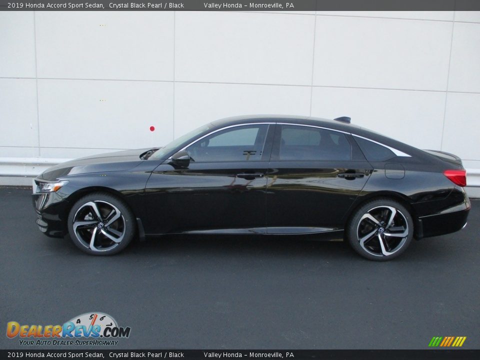 2019 Honda Accord Sport Sedan Crystal Black Pearl / Black Photo #2