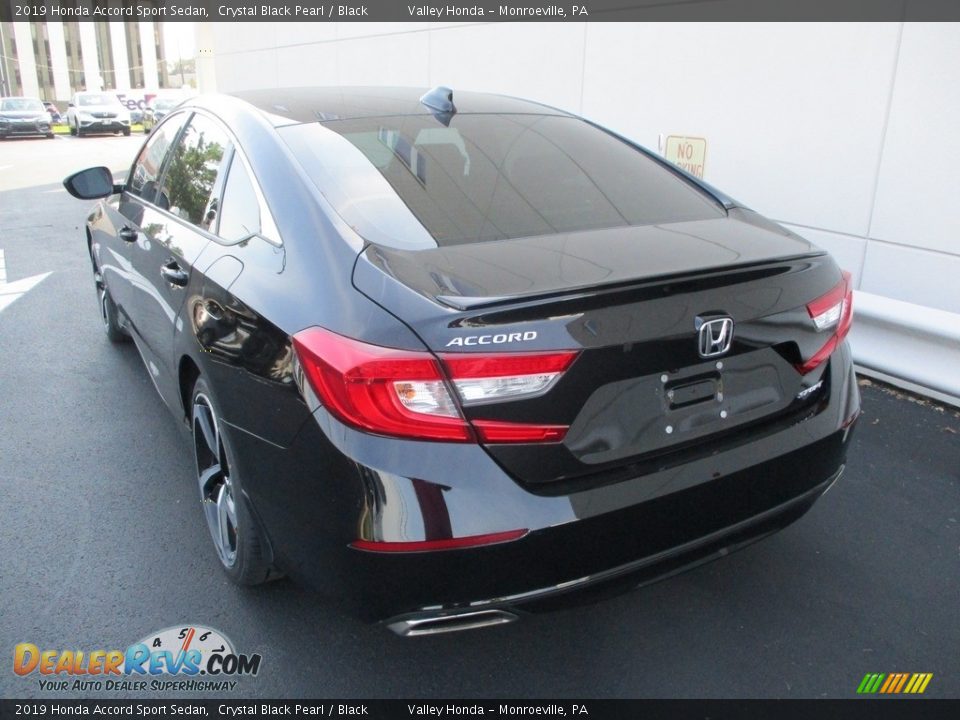 2019 Honda Accord Sport Sedan Crystal Black Pearl / Black Photo #3