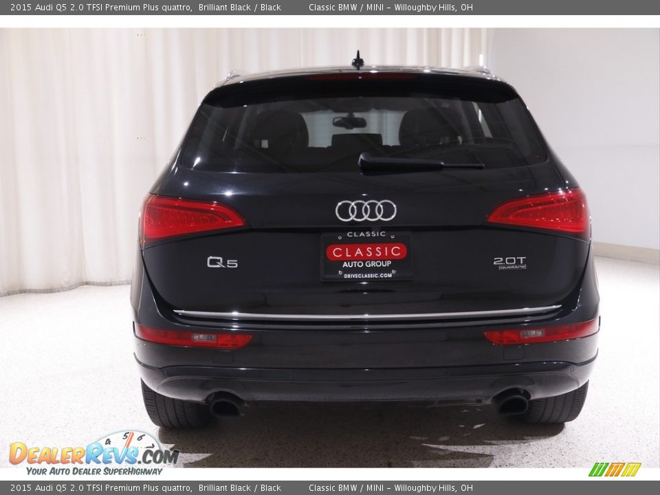 2015 Audi Q5 2.0 TFSI Premium Plus quattro Brilliant Black / Black Photo #18