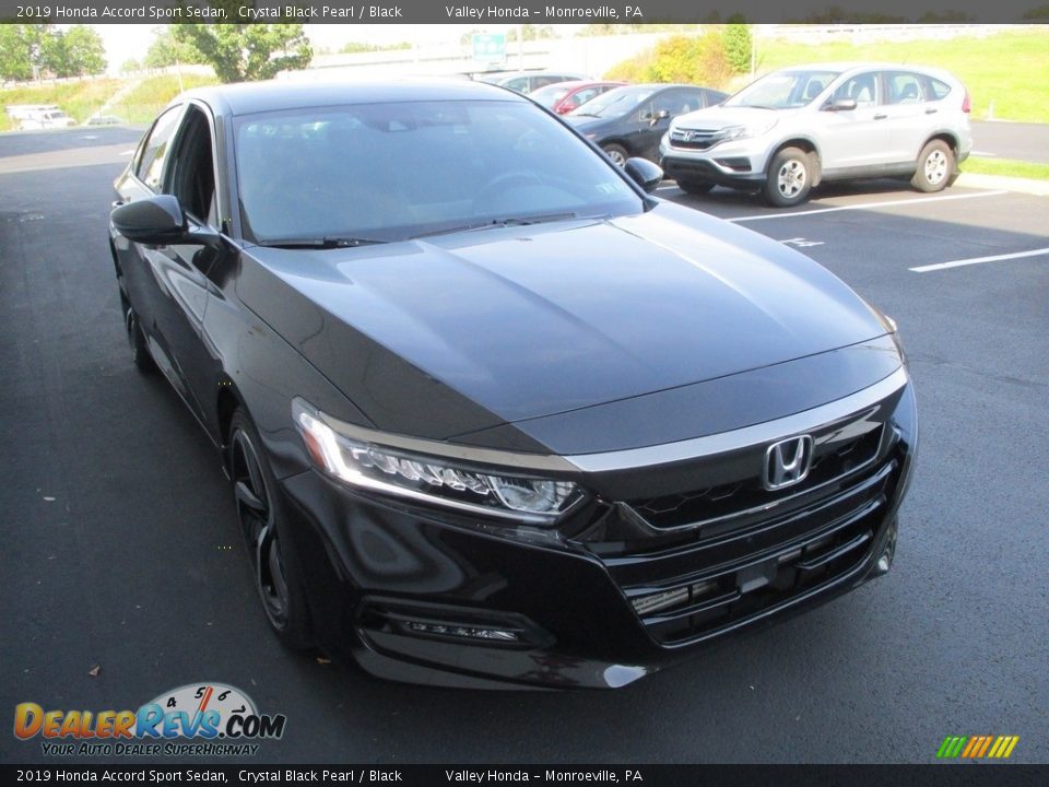 2019 Honda Accord Sport Sedan Crystal Black Pearl / Black Photo #8