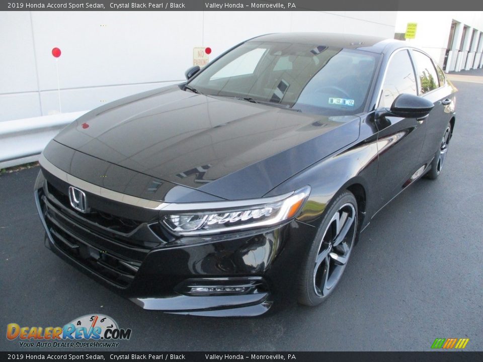 2019 Honda Accord Sport Sedan Crystal Black Pearl / Black Photo #10