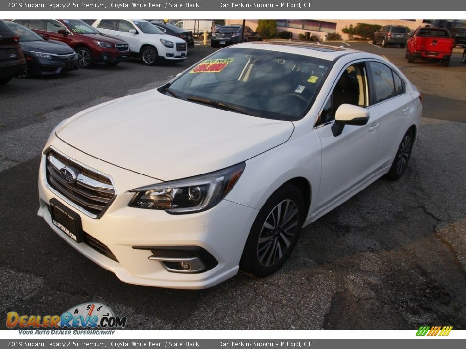 2019 Subaru Legacy 2.5i Premium Crystal White Pearl / Slate Black Photo #1