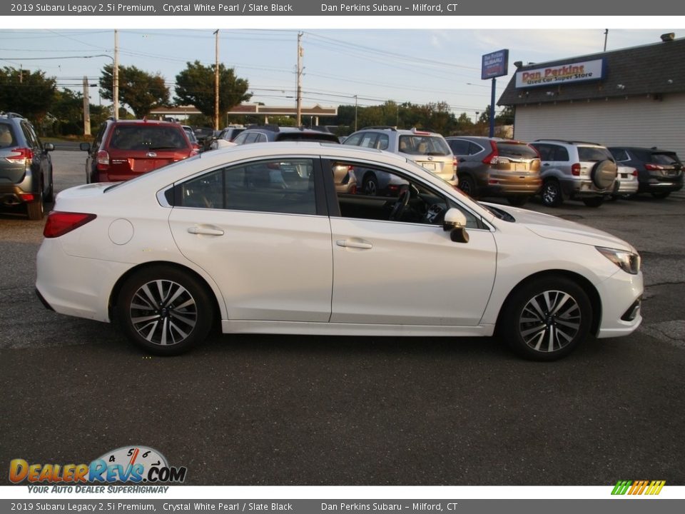 2019 Subaru Legacy 2.5i Premium Crystal White Pearl / Slate Black Photo #4