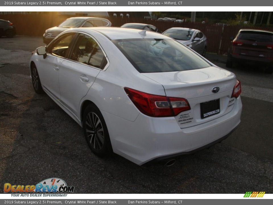 2019 Subaru Legacy 2.5i Premium Crystal White Pearl / Slate Black Photo #7