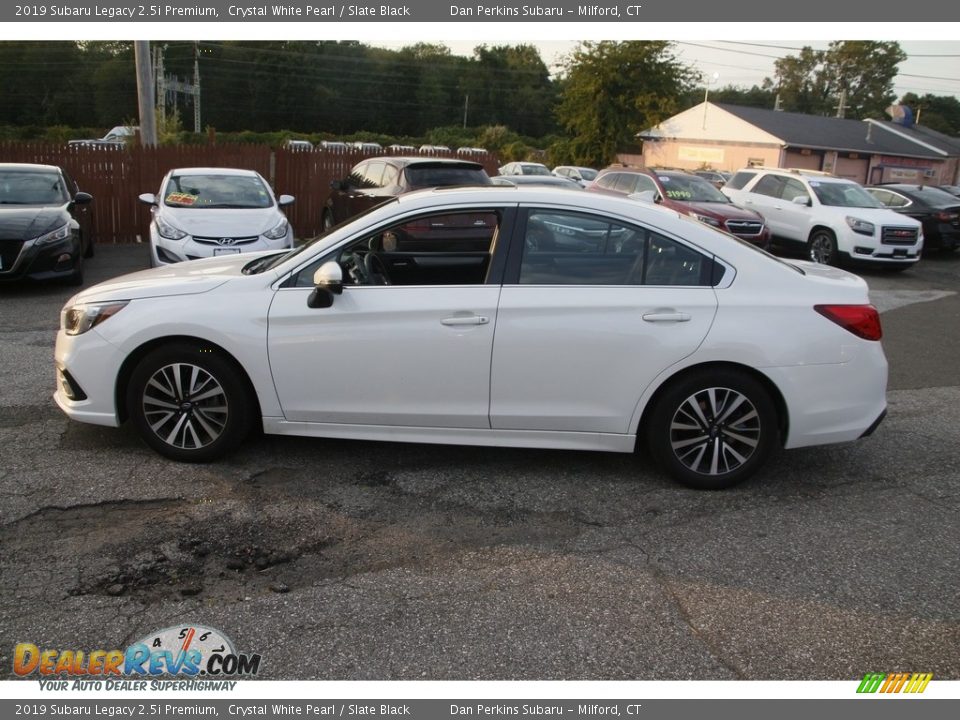2019 Subaru Legacy 2.5i Premium Crystal White Pearl / Slate Black Photo #8