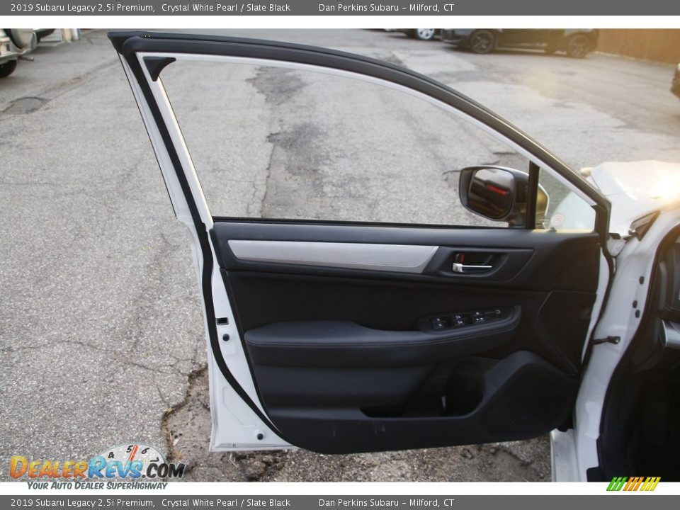 2019 Subaru Legacy 2.5i Premium Crystal White Pearl / Slate Black Photo #9
