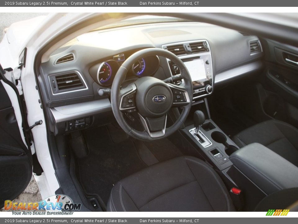 2019 Subaru Legacy 2.5i Premium Crystal White Pearl / Slate Black Photo #10