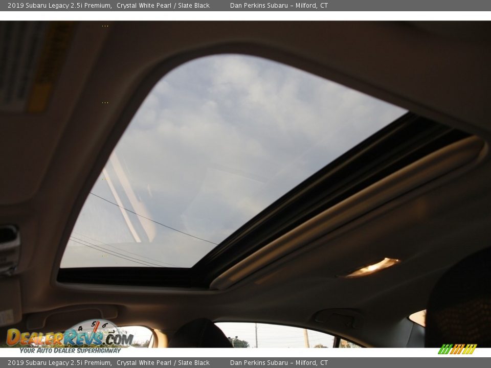 2019 Subaru Legacy 2.5i Premium Crystal White Pearl / Slate Black Photo #11
