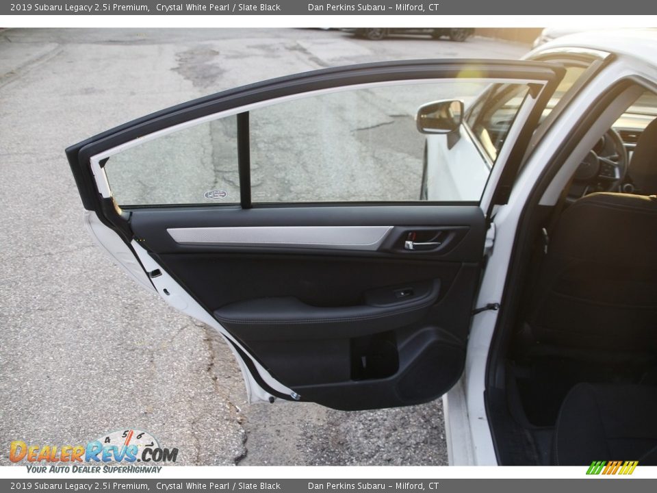 2019 Subaru Legacy 2.5i Premium Crystal White Pearl / Slate Black Photo #12