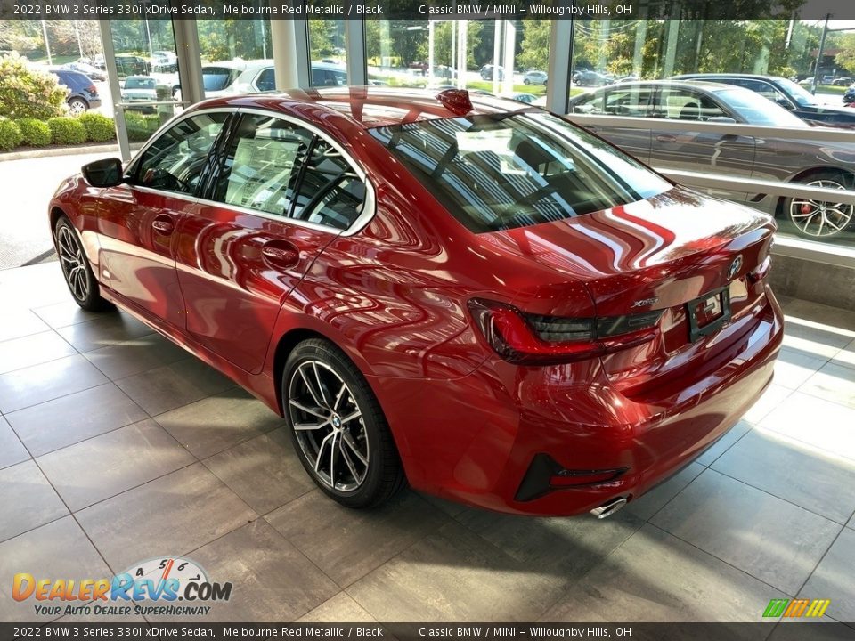 2022 BMW 3 Series 330i xDrive Sedan Melbourne Red Metallic / Black Photo #2