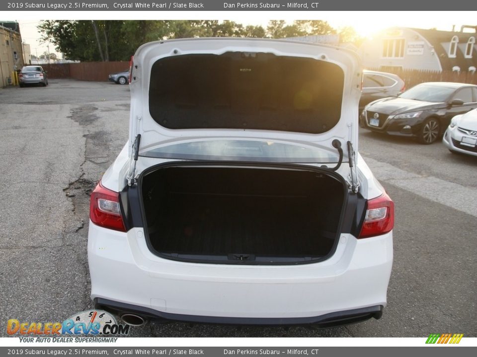 2019 Subaru Legacy 2.5i Premium Crystal White Pearl / Slate Black Photo #14