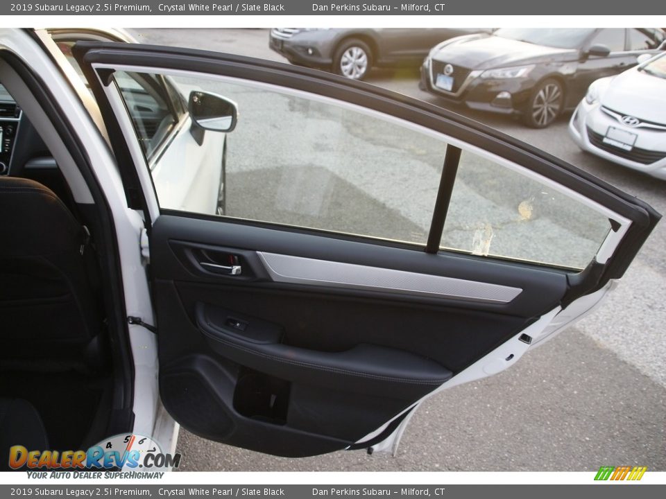 2019 Subaru Legacy 2.5i Premium Crystal White Pearl / Slate Black Photo #15