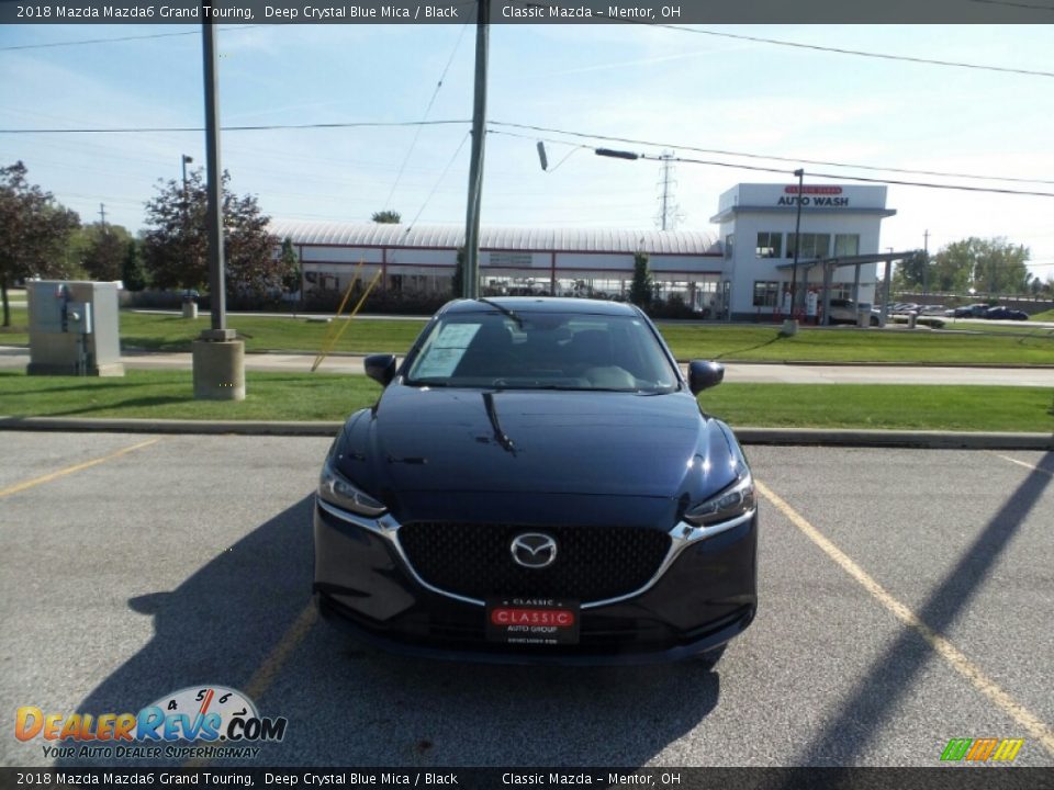 2018 Mazda Mazda6 Grand Touring Deep Crystal Blue Mica / Black Photo #1