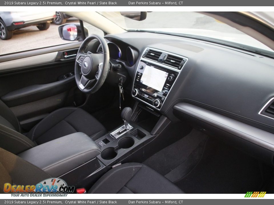 2019 Subaru Legacy 2.5i Premium Crystal White Pearl / Slate Black Photo #16