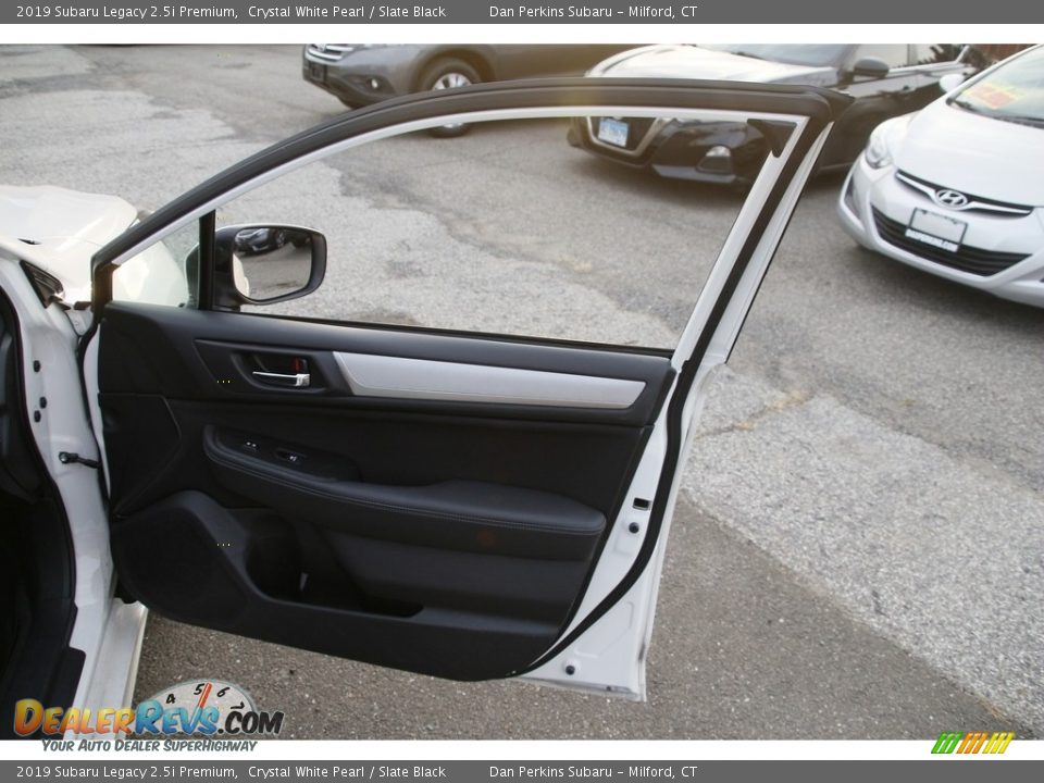 2019 Subaru Legacy 2.5i Premium Crystal White Pearl / Slate Black Photo #17
