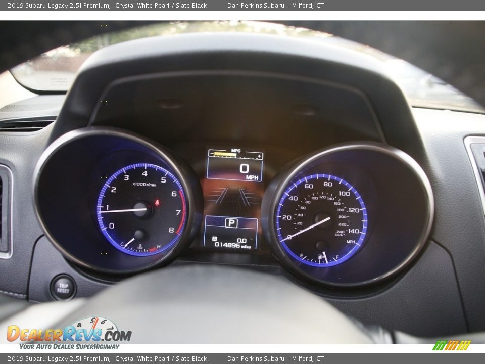 2019 Subaru Legacy 2.5i Premium Crystal White Pearl / Slate Black Photo #18